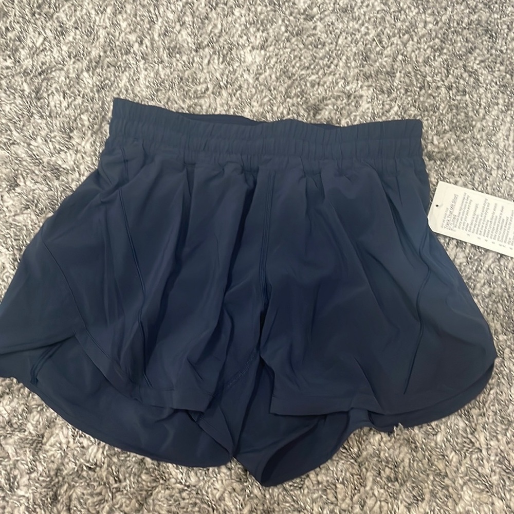 blue lululemon shorts